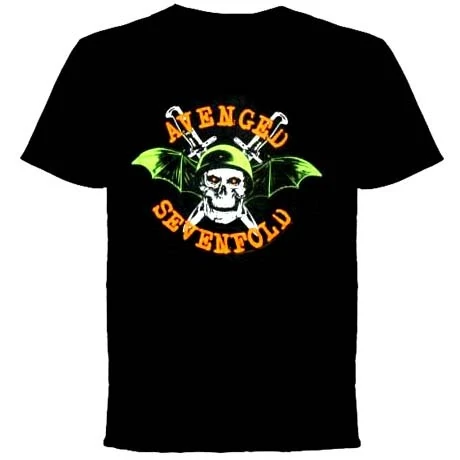 AVENGED SEVENFOLD / WINGED SOLDIER AND CROSSED SWORDS LOGO T-Shirt